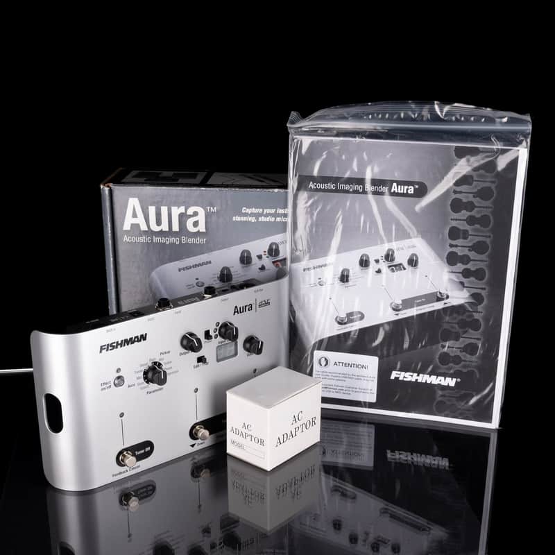 Used Fishman Aura Acoustic Imaging Pedal With Box image 1