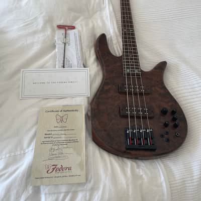 Fodera Walnut Burl Monarch 4 Deluxe 2018 image 12
