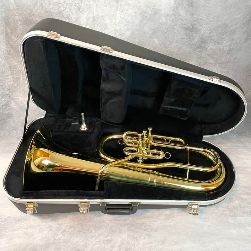 Near Mint King 627 Baritone Horn 3 Valve With Case & Mouthpiece (See Demo) image 1