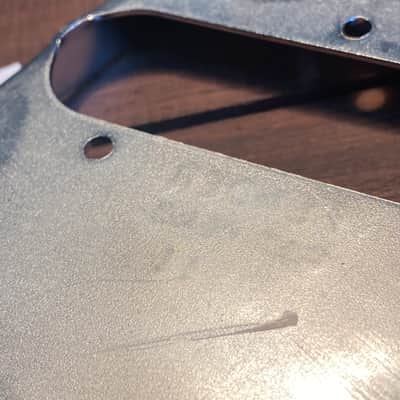 Fender  The Blackguard Telecaster Bridge plates with General Vintage Old Brass saddles slotted inton image 8