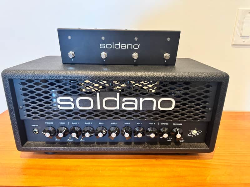 Soldano ASTRO-20 3-Channel 20-Watt Guitar Amp Head 2023 - Present - Black image 1