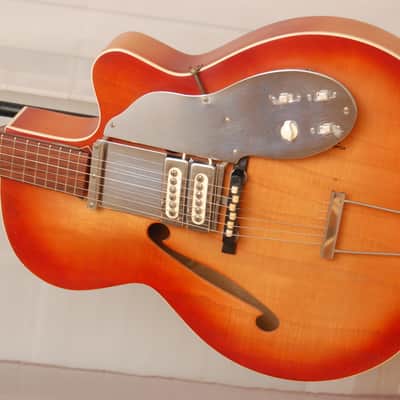 Framus Capri 5/53 – 1962 German Vintage Archtop Guitar / Gitarre + Ideal Pickup system! image 2