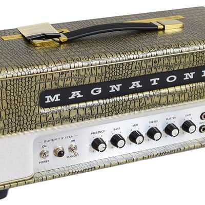 Magnatone Super 15 Croc Gold Head image 1