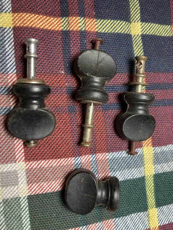 Partial SetVintage Grover Champion Junior Ukulele Friction Tuners image 1