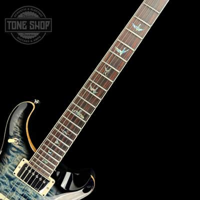 Mint PRS Wood Library McCarty 594 10-top Quilt Faded Whale Blue Smokeburst w/case image 4