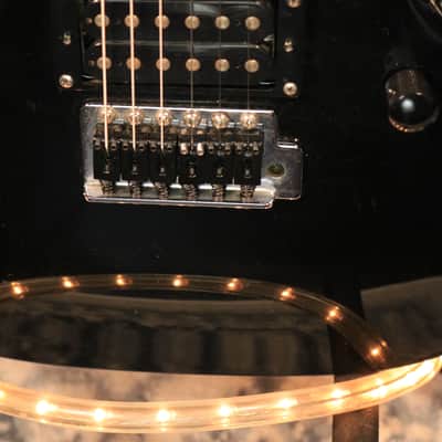 Laguna LE 122  Black HH 2008 Dual humbucker basswood , Rosewood fretboard,  Maple neck image 7