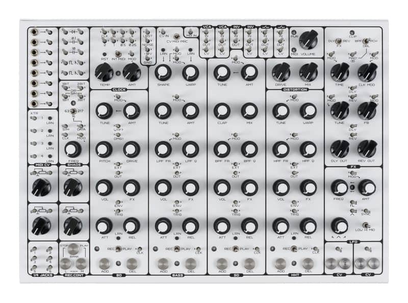 SOMA Laboratory Pulsar-23 Semi-Modular Drum Machine (White) [USED] image 1