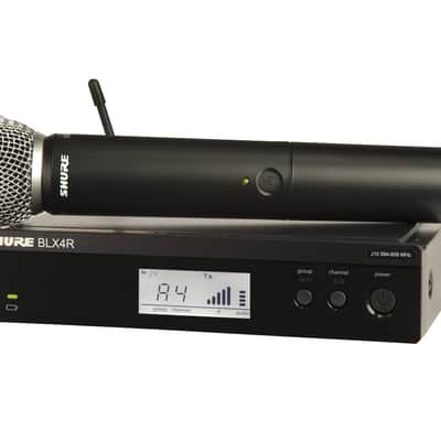 Shure BLX24R/SM58-H9-GAT-K Wireless Handheld Microphone System with Gator Bag and XLR Cable, H9 Band image 3