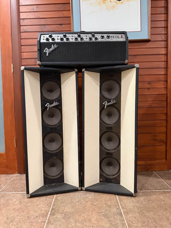 Fender PA-135 w/ Speaker Columns image 1
