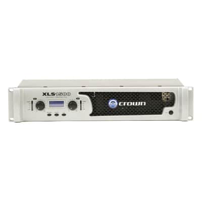 2013 Crown XLS 1500 Stereo Power Amplifier 250w 4 ohm Solid State Amp 2 Channel Pro Audio Monitor XLS1500 for Speakers Studio Live Venue Rack Mount image 1