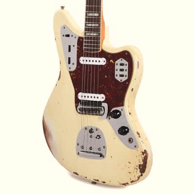 Fender Custom 1966 Jaguar Heavy Relic Aged *CME spec* Upgraded Lollar Pickups image 6