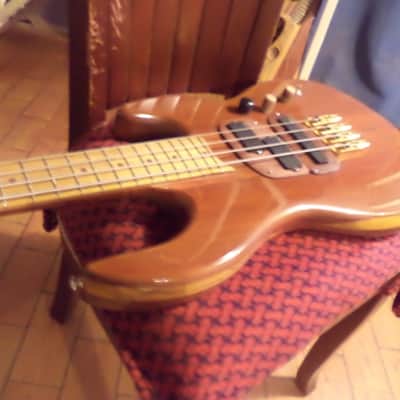 private stock 4  bass,handbuilt ,preorder of slab/neck thru   goregeous style of slim  jazz bass image 9