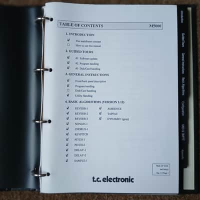 Owner's Manual for t.c electronic M500 Digital Audio Mainframe  1995 image 15