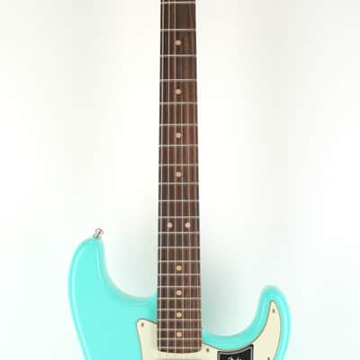 Fender American Ultra Luxe Vintage 60s Stratocaster HSS Sea Foam image 2