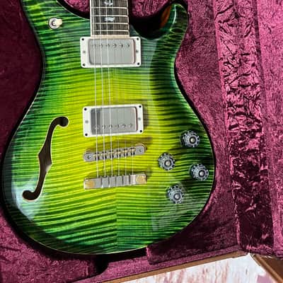 PRS McCarty 594 Semi-Hollow Private Stock Rainforest Glow image 4