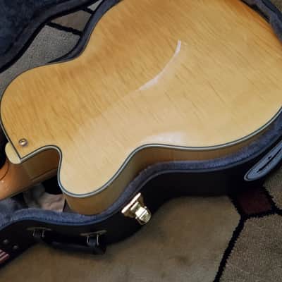 D'Angelico Excel EX-59 Hollow Body Single Cutaway with Stairstep Tailpiece 2010s - Natural image 7