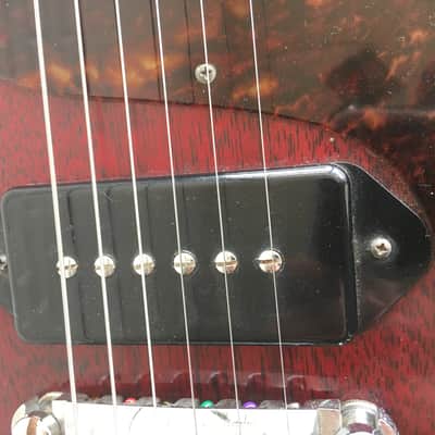 Vintage MIJ 1970's Madeira by Guild EG-150 LP Jr Double Cut Two P-90 Pickups Electric Guitar & HSC image 16