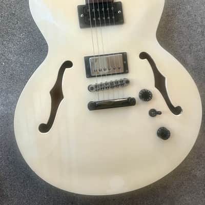 2004 Epiphone DOT Studio Electric Guitar Alpine White image 2
