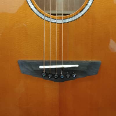 D'Angelico Excel Gramercy Vintage Natural Acoustic-Electric Guitar DAEG200VNATGP2 w/ Gig Bag image 6