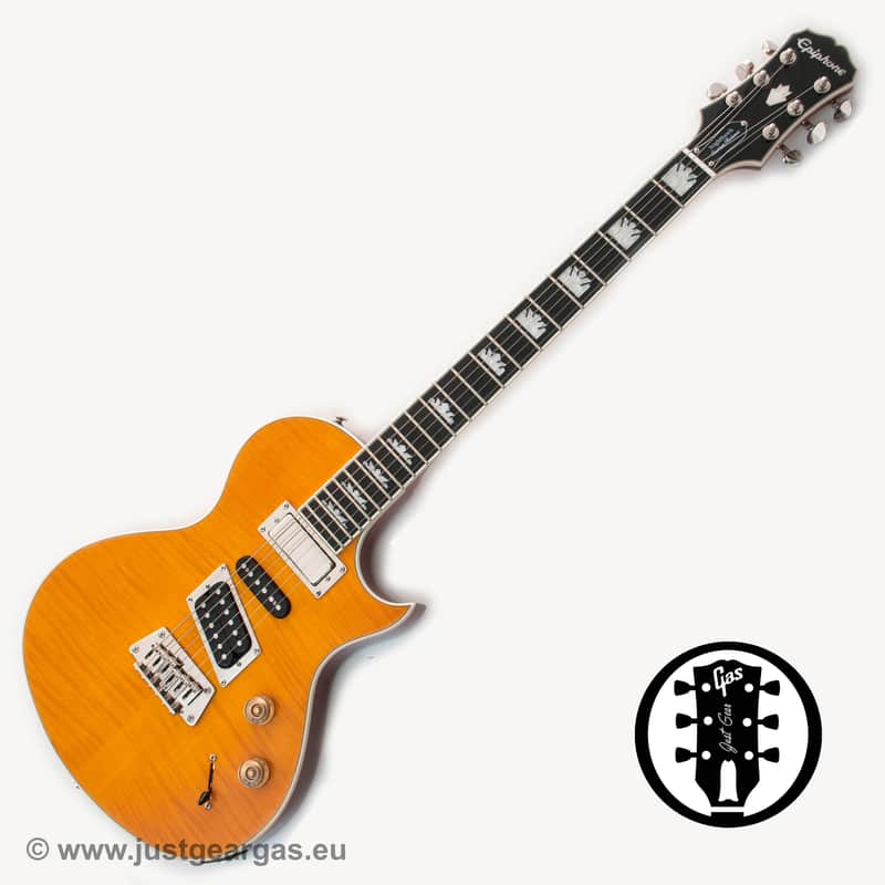Epiphone Nighthawk Custom Reissue 2010 - 2013 - Trans Amber image 1