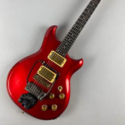 Ibanez Musician - Red @1978 Gold hardware with Roland synth, and Hardshell case.. Tremelo added , but Removable image 2