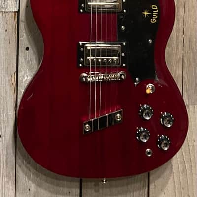 Guild Newark St. Collection S-100 Polara Cherry Red, Support Brick & Mortar Music Shops Buy Here ! image 3