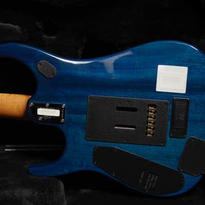 Music Man BFR LTD JP15-6 Quilt Maple 2015 - Bali Blue image 8