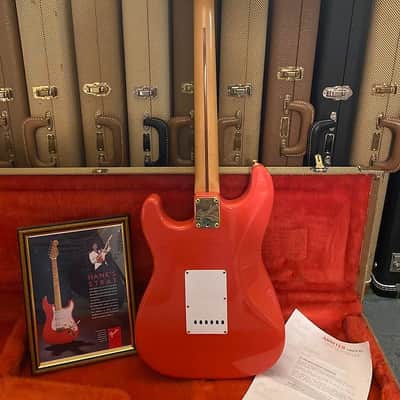 Fender Hank Marvin Prototype Stratocaster SUPER RARE 1989 Fiesta Red image 2