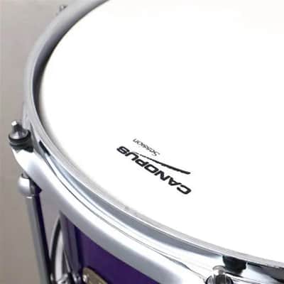 Canopus Session Superior Snare Drum 14x5.5 Purple Fade image 5