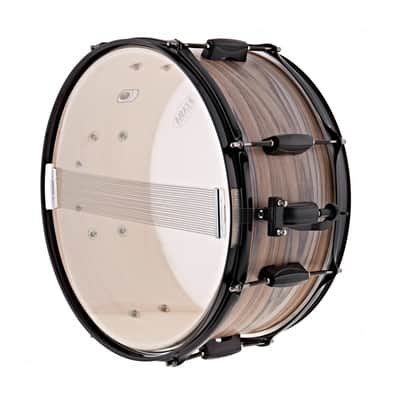 Tama Woodworks 14"x 6.5" Snare drum - Natural Zebrawood Wrap image 4