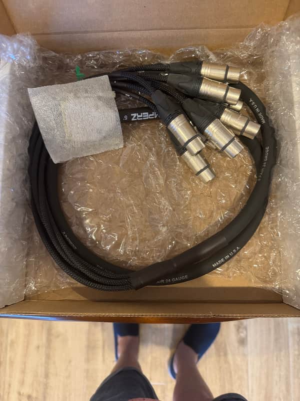 Jumperz JDB25-XLRF ZipLine DB25 to XLR Female 8-channel Analog Audio Interface Cable - 5 foot