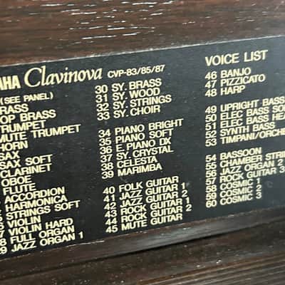 Yamaha Clavinova CVP-85A image 8