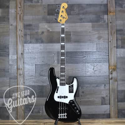 Mint Fender Vintera III Early 70s Jazz Bass - Black with Gigbag image 3