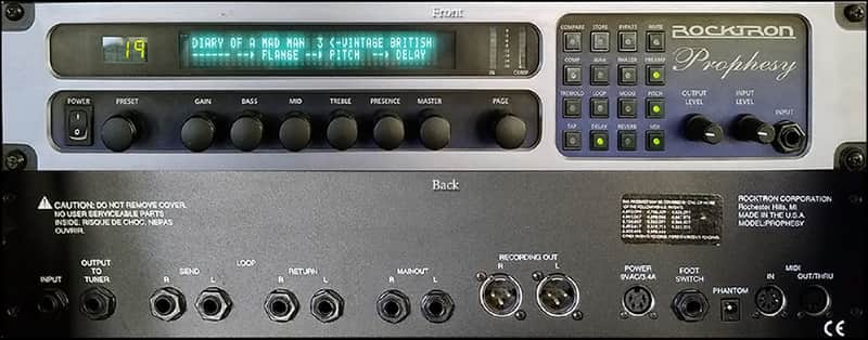 Rocktron Prophesy Guitar Preamp/Multi-effects Unit image 1
