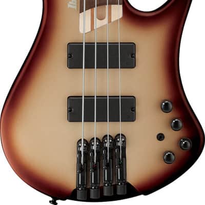 Ibanez EHB Ergonomic Headless Bass 4 String - Charred Champagne Burst Matte (EHB600CCM) image 11