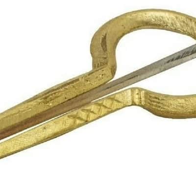 Handmade Rajasthani Folk Musical Morsing Jaw Harps Mukhchang Instrument Brass Morchang Brown image 3