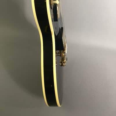 Vintage 1969 Matsumoku MIJ Aspen Single Cut Les Paul Piano Black LP Aged Gold HSC 7.1 lb image 18