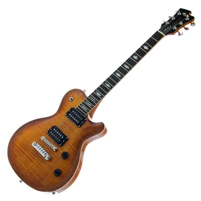 Fujigen FGN Guitars Expert Flame EFL-FM - Singlecut electric guitar - Sunburst image 5