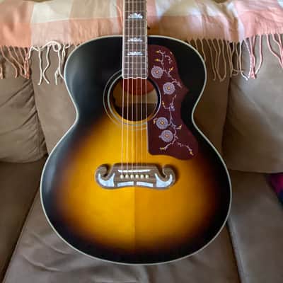 Epiphone Inspired By Gibson J-200 with Case | Reverb