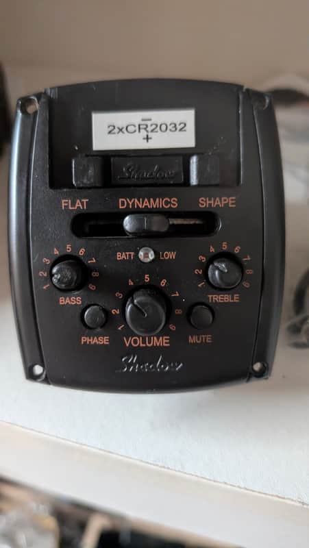 Shadow LAG preamp piezo acoustic pickup image 1