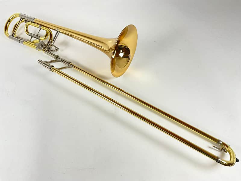 Used Yamaha YSL-820GII Bb/F Tenor Trombone (SN: 619449) image 1