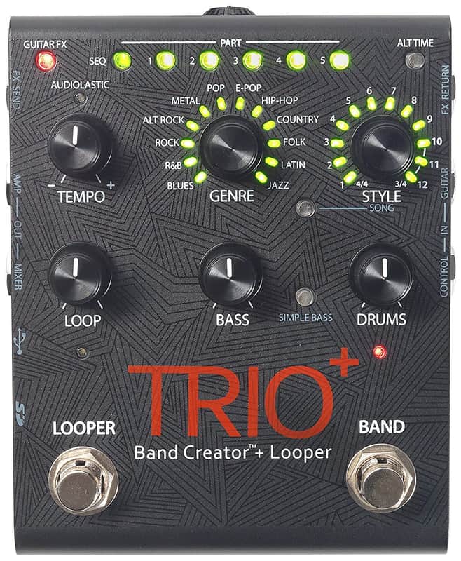 DigiTech TRIOPLUS Band Creator and Looper Pedal image 1