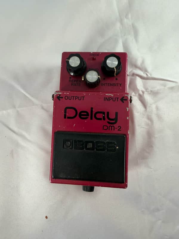 Boss DM-2 Delay (Black Label) 1981 - 1984 - Pink image 1