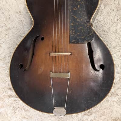 Very cool antique Kay Kraft Archtop Acoustic Guitar w/gig bag image 3