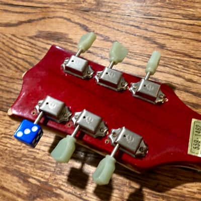 Vintage MIJ Cameo SG style guitar 1971 Japan w upgrades + mods image 7