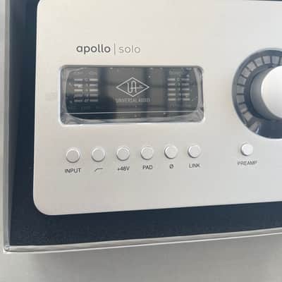 FACTORY NEW Universal Audio Apollo Solo Heritage Edition Thunderbolt 3 Audio Interface 2020 - Present - Silver image 7