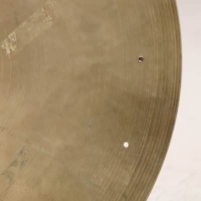 Zildjian 21" A Avedis Sizzle Ride Cymbal Vintage 1960's 2,711g's image 11