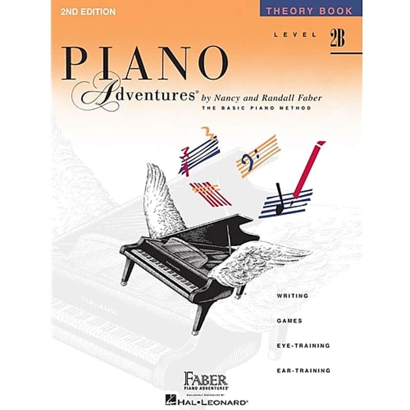 Faber Piano Adventures Level 2B - Theory Book - 2nd Edition: Piano Adventures image 1