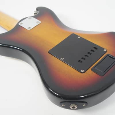 MarineRider MR-1 SunBurst Mosrite Ventures Copy Built-in Amp travel guitar Made in JAPAN image 14