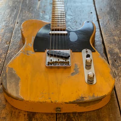 Fender Custom Shop 1953 RI Heavy Aged Butterscotch with OHSC & Docs image 10